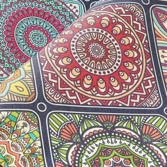 Long Boho Table Runner Bohemian Farmhouse Cottage Decor Decorative Cloth 13x72 - Picture 5 of 9